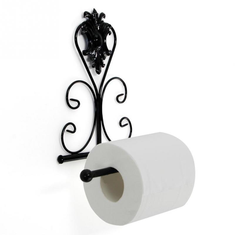 Victorian Cast Iron Wall-Mounted Toilet Paper Holder