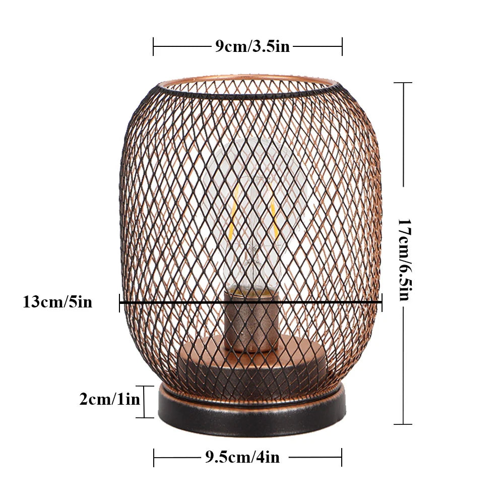 Set of 2 Battery Operated Egg Shape LED Table Lanterns