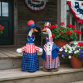 Patriotic American Flag Porch Goose – Ultra Realistic