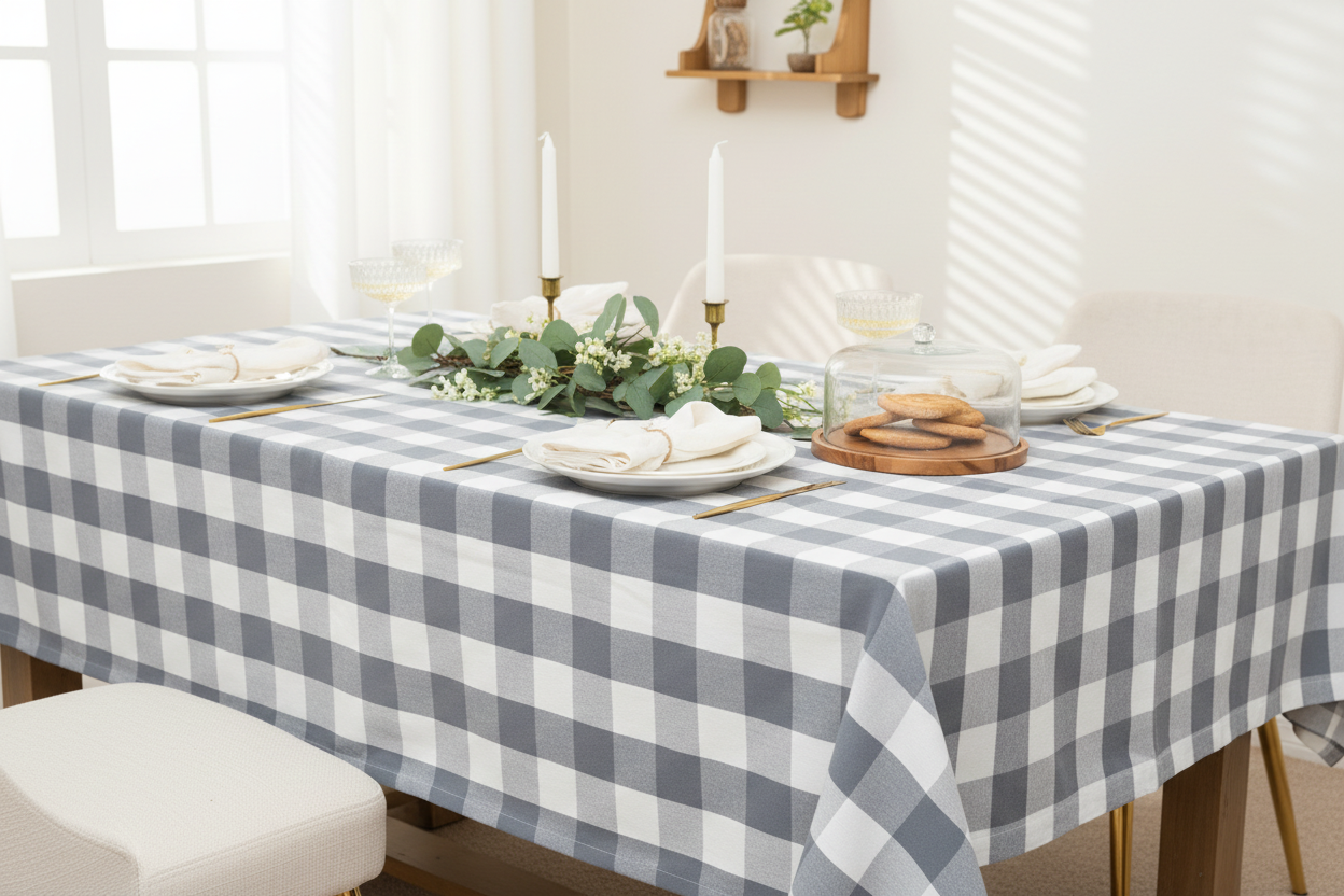 Plaid Tablecloth Lifestyle
