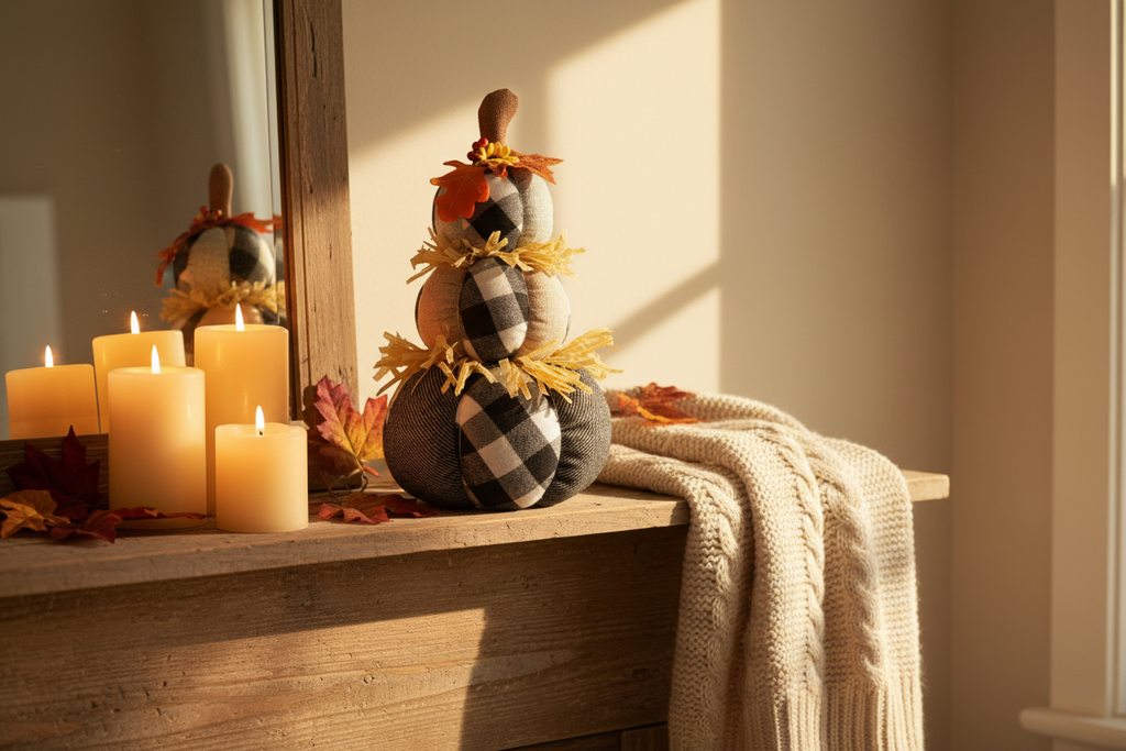 Plush Stacking Harvest Pumpkin – Lifestyle