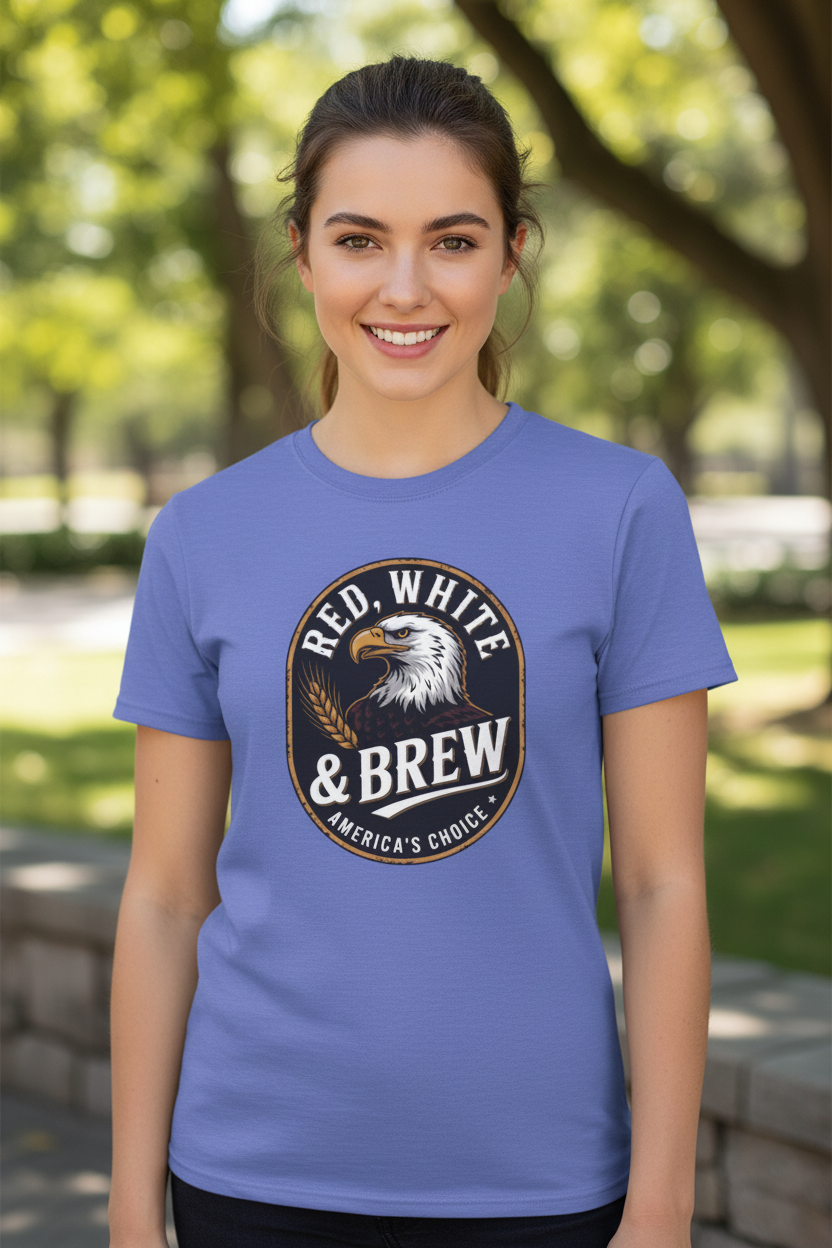 Red White & Brew Tee - New Model