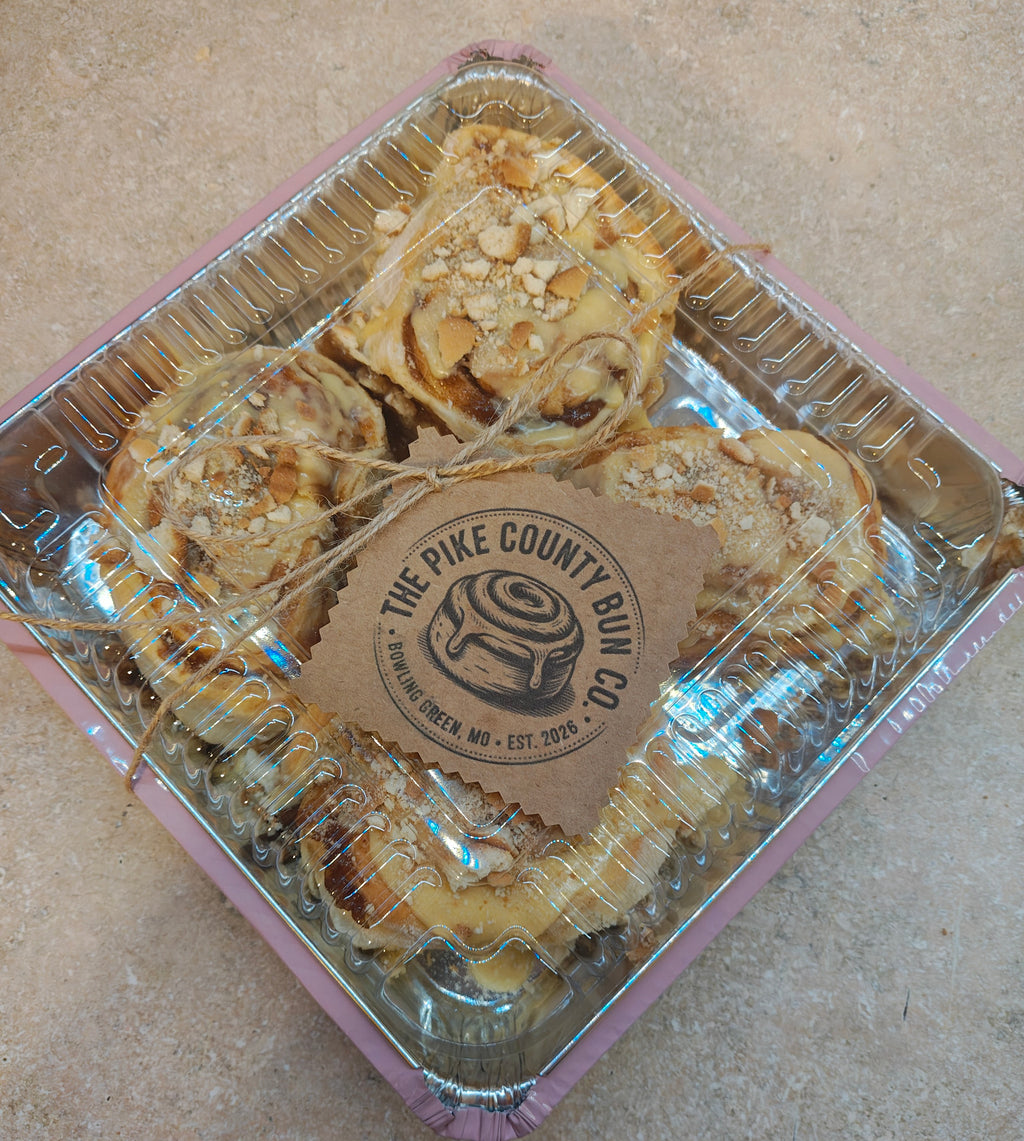 Southern Banana Pudding Sticky Buns – 4 Pack