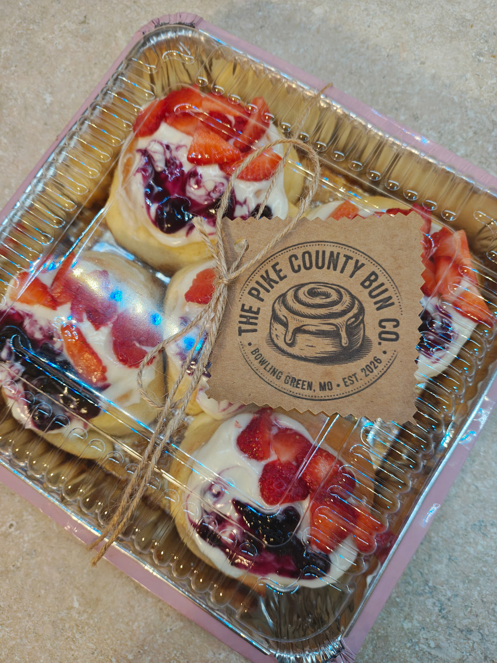 Fourth of July Sticky Bun 5 - Pack