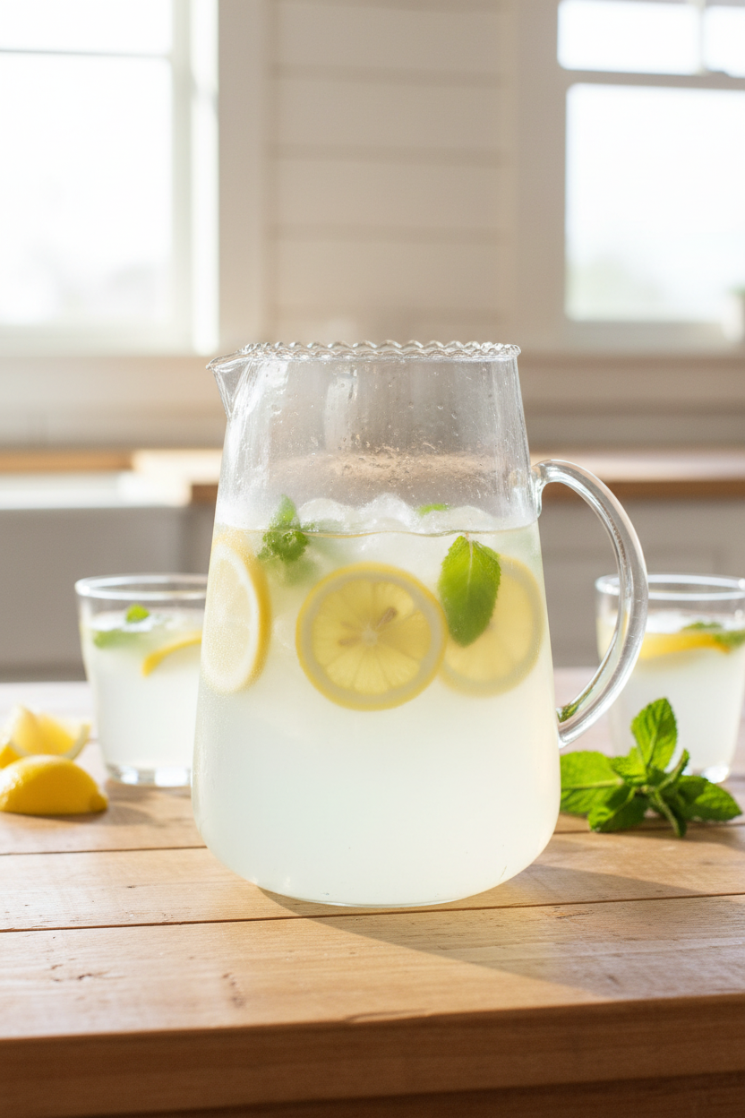 Ruffle Glass Pitcher Lifestyle