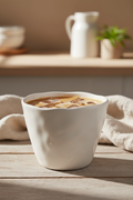 Rugueux Stoneware Tumbler White Lifestyle