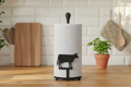 Rustic Cow Paper Towel Holder Lifestyle