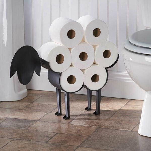 Decorative Sheep Iron Toilet Paper Holder
