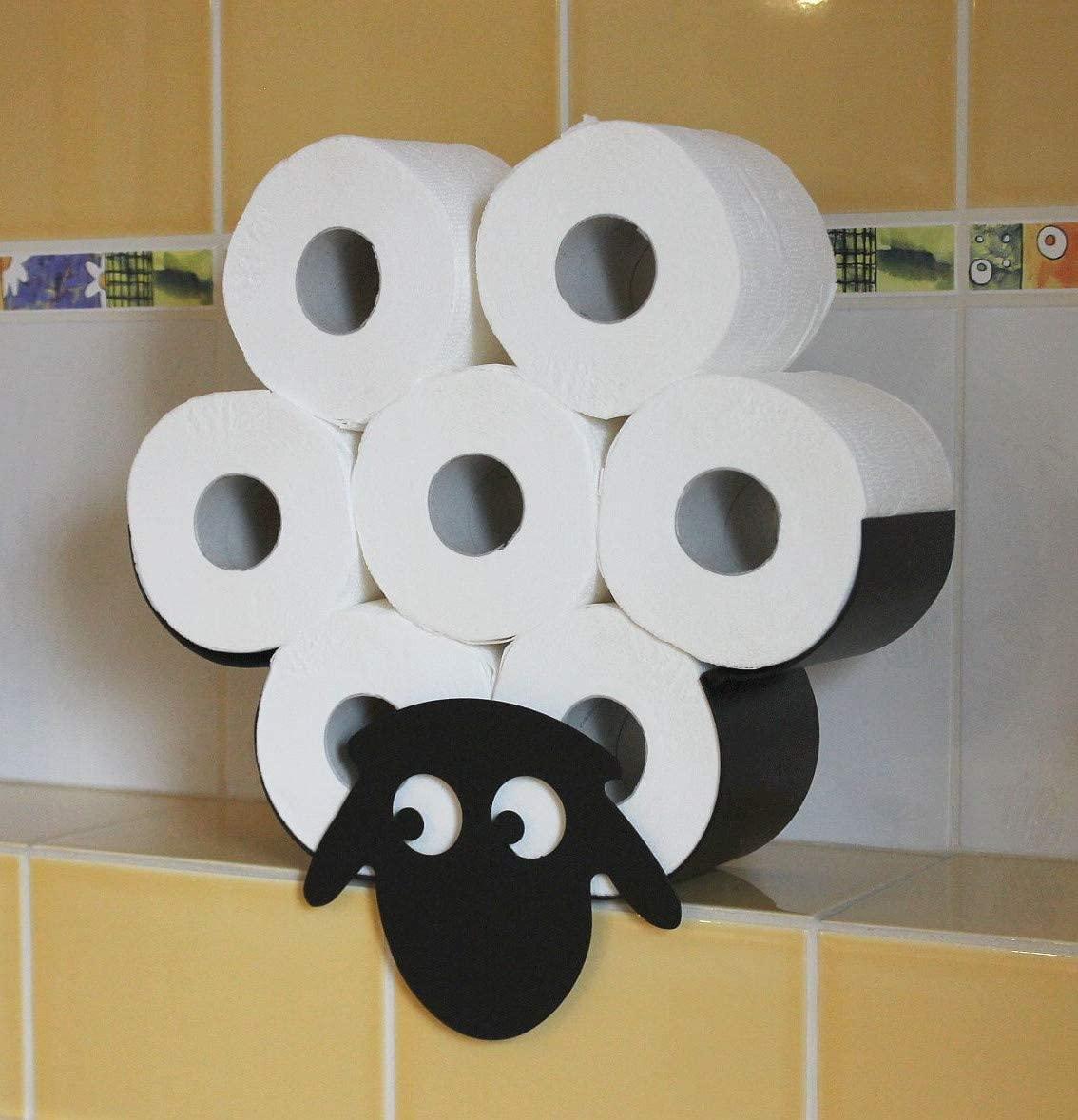 Sheep Wall-Mounted Toilet Paper Roll Holder