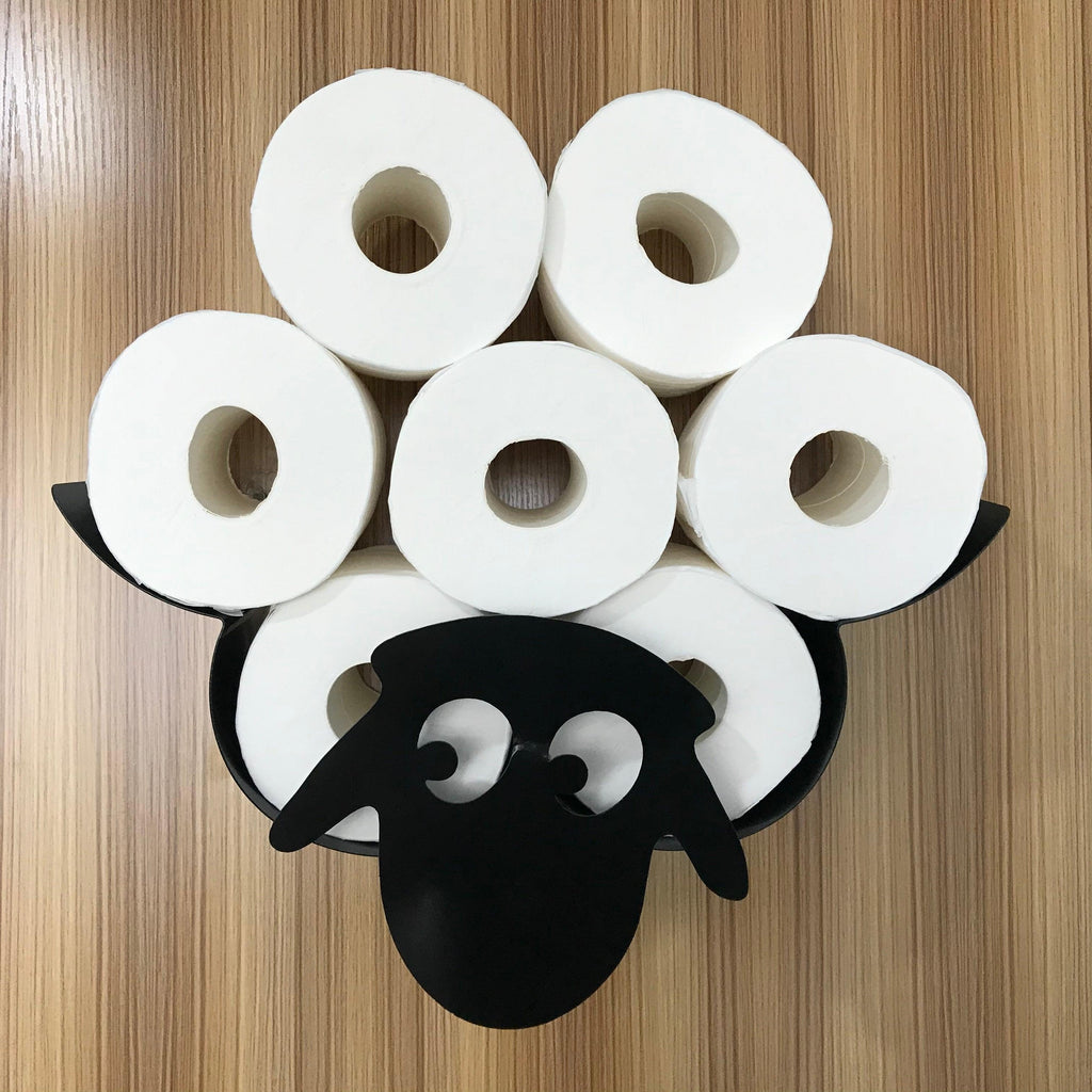 Sheep Wall-Mounted Toilet Paper Roll Holder