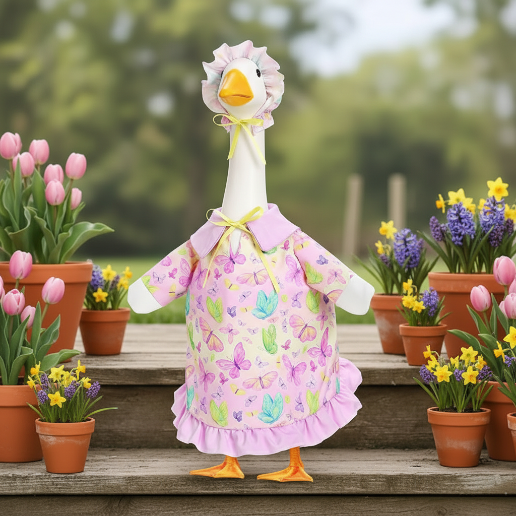 Spring Butterfly Goose – No Wings