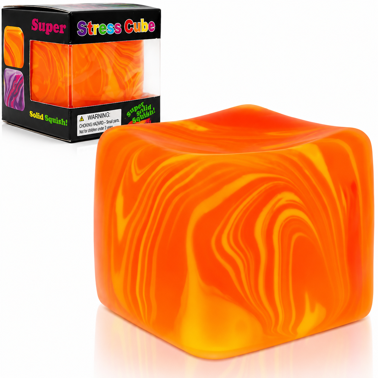 Snowflake Ice Cube Squishy – Blind Box Stress Relief Toy