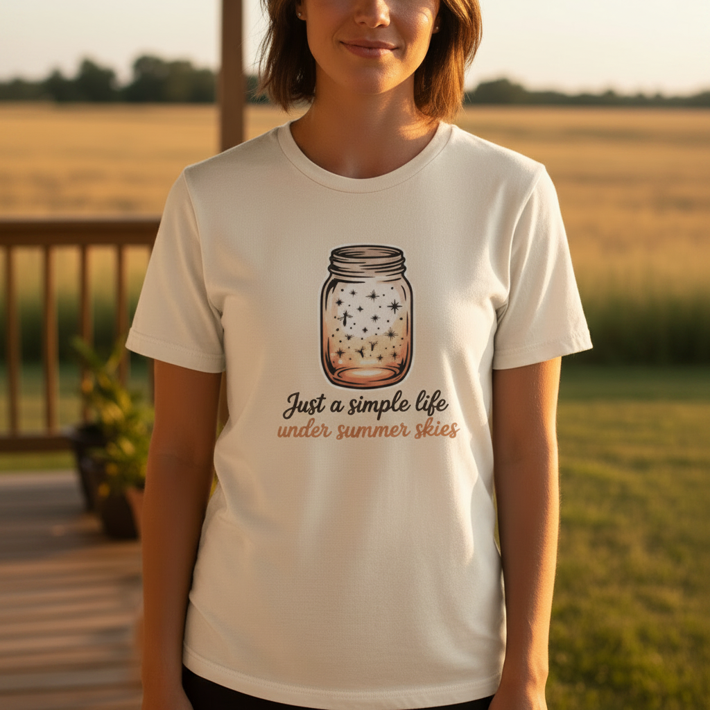 Summer Jar Tee — Cropped Front