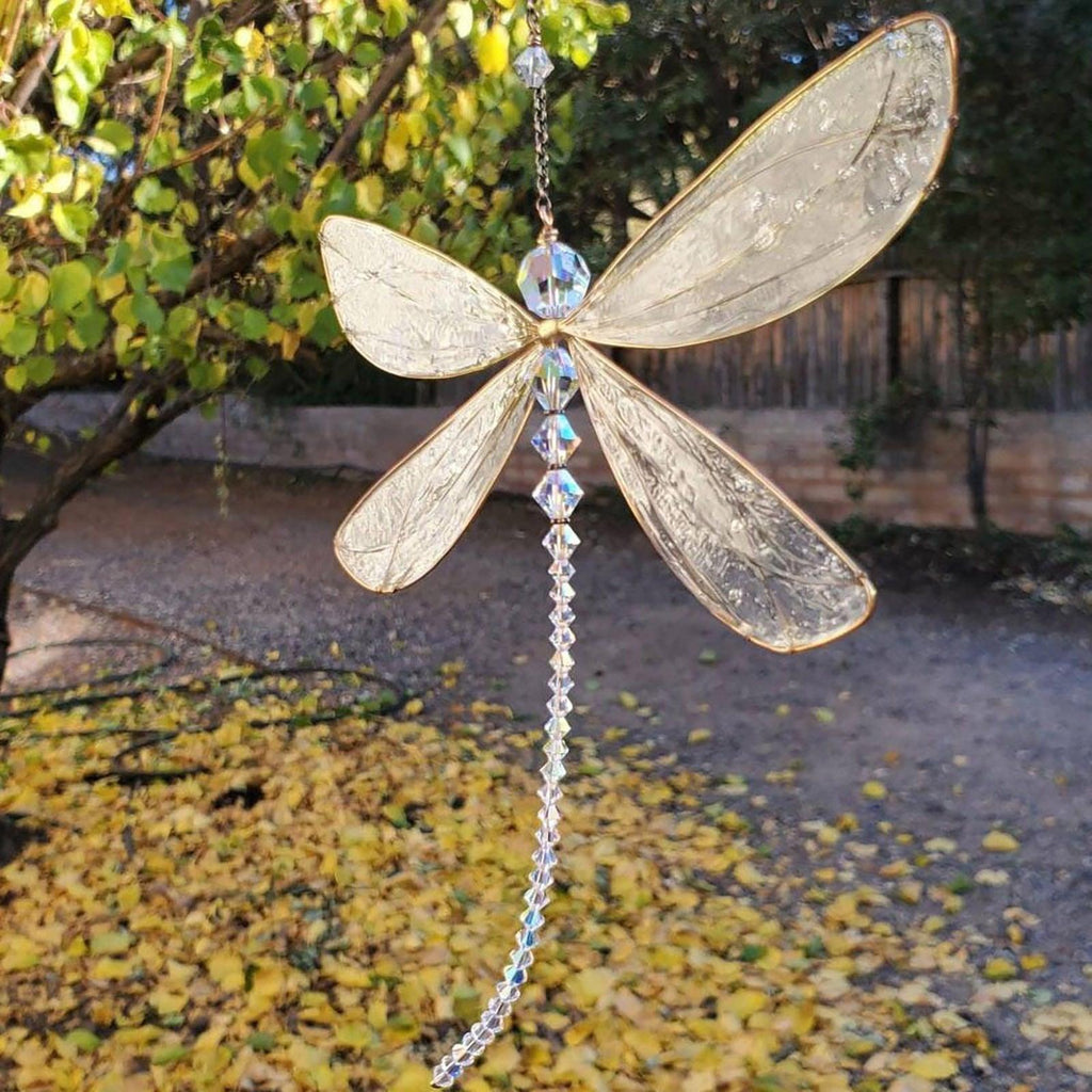 Crystal Angel Wing Sun Catcher Prism Pendant