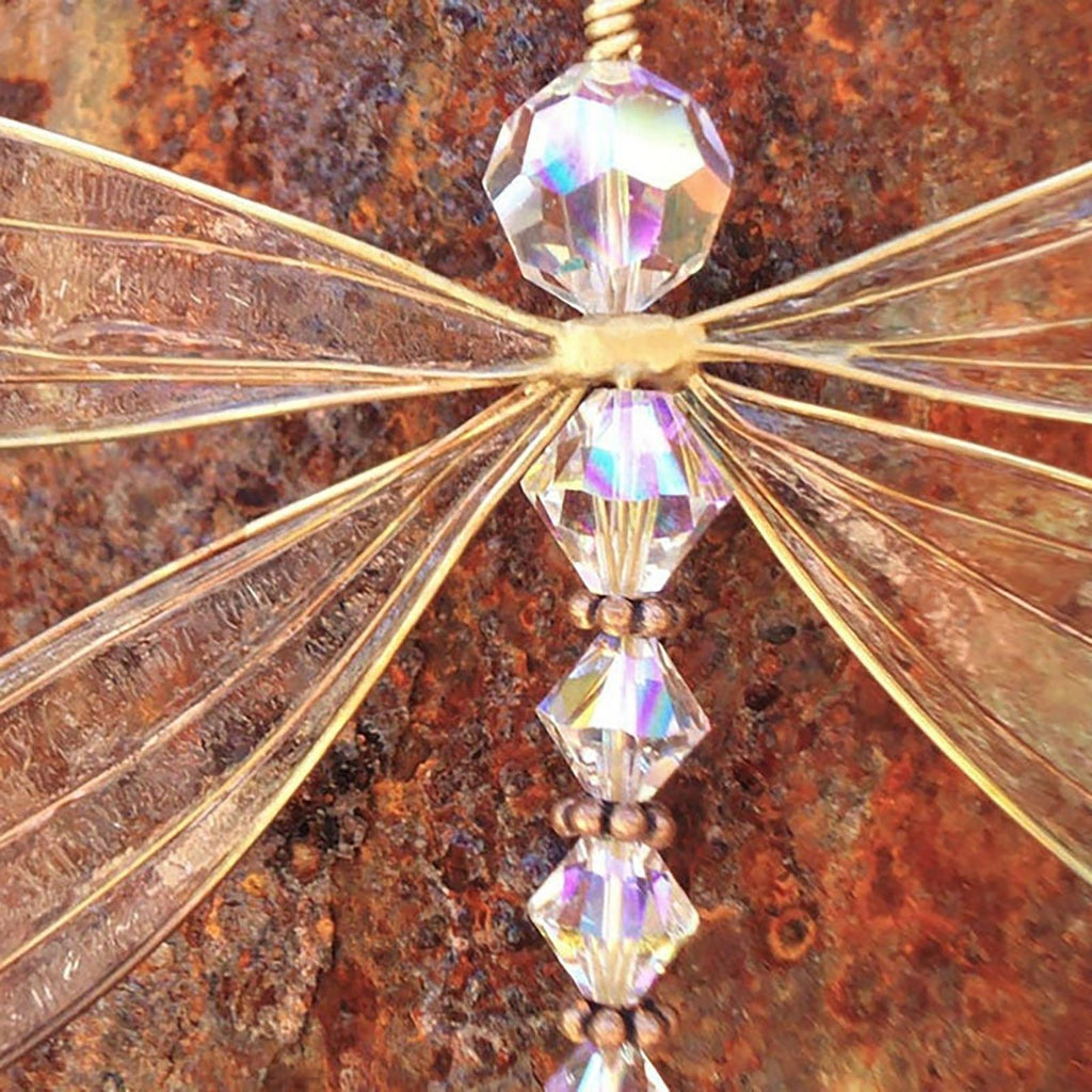 Crystal Angel Wing Sun Catcher Prism Pendant