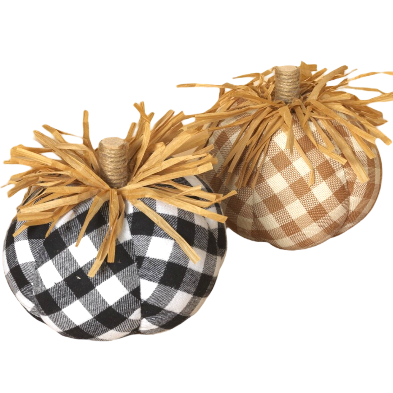 Buffalo Check Plush Pumpkin