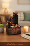 USB Desktop Tabletop Waterfall Fountain with Light