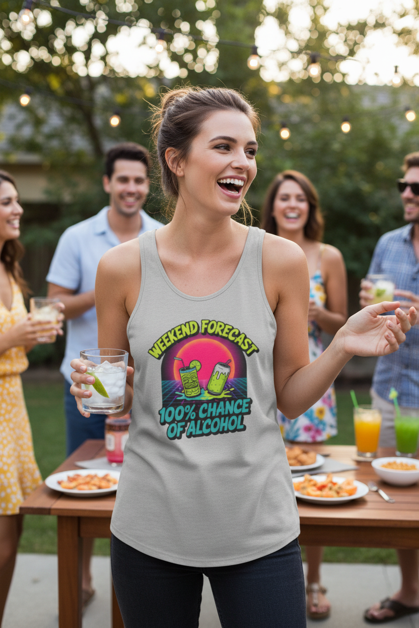 Weekend Forecast Tank Top Lifestyle Photo