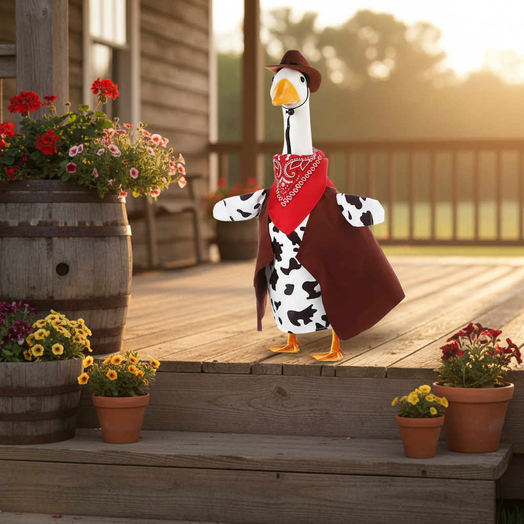 Western Cowboy Goose – Porch Lifestyle