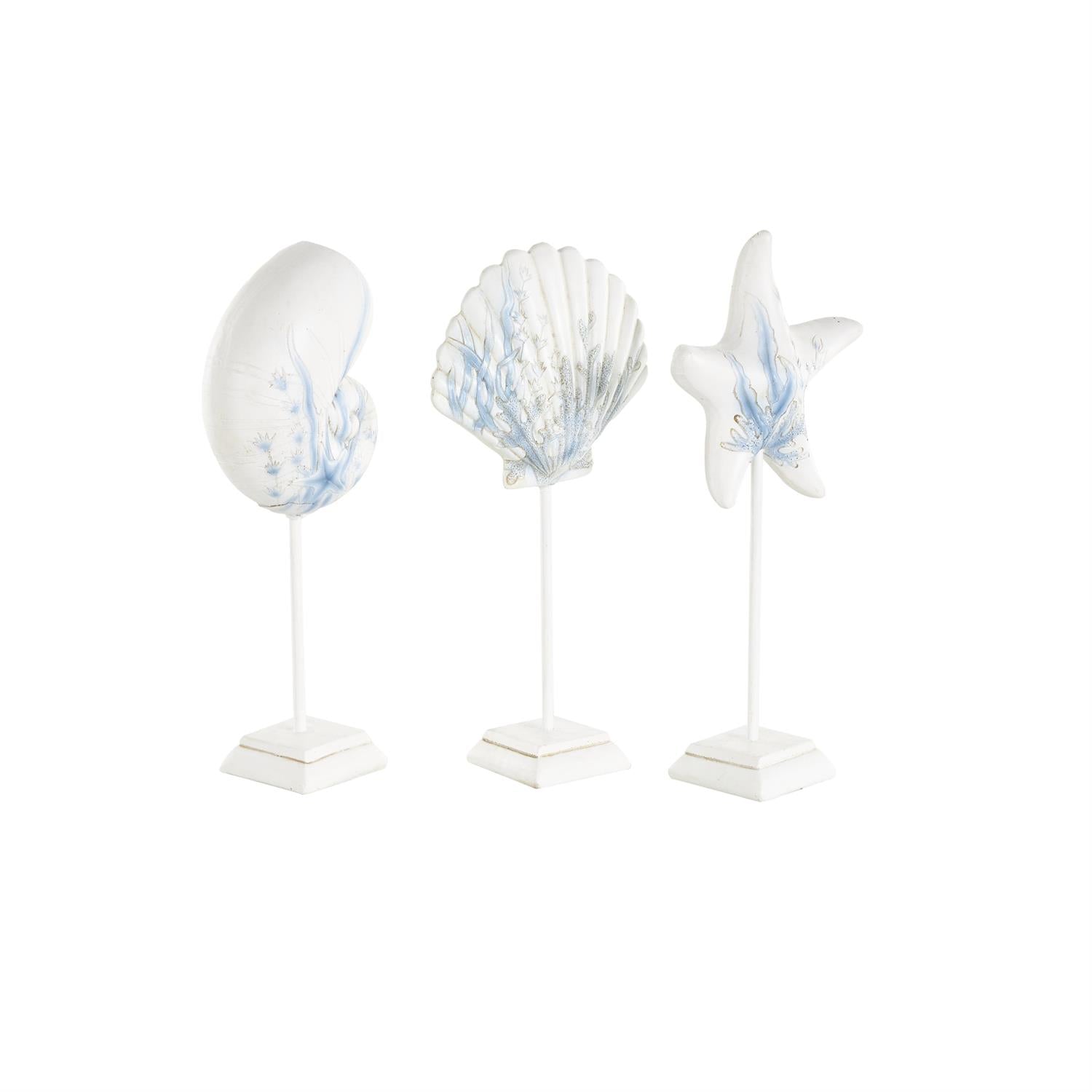 Sea Life Shell & Starfish Sculpture