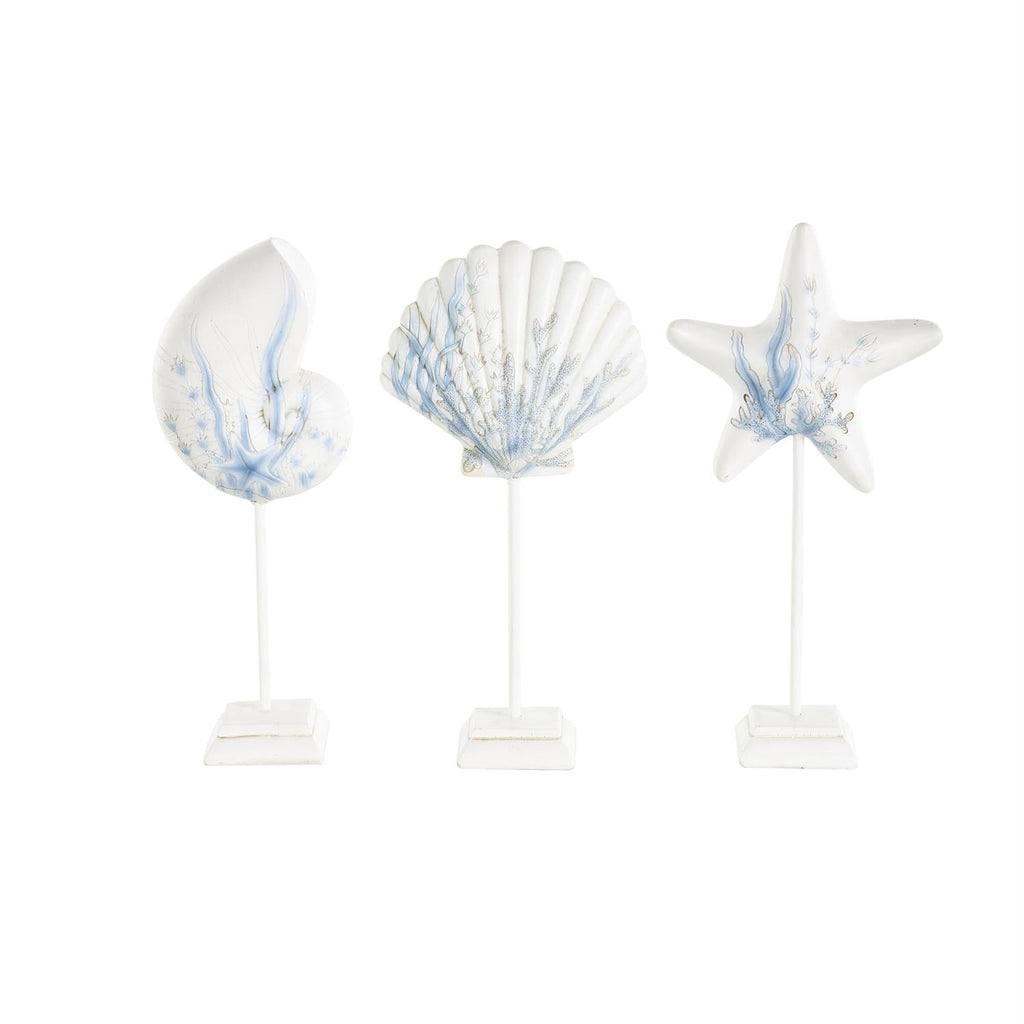 Sea Life Shell & Starfish Sculpture